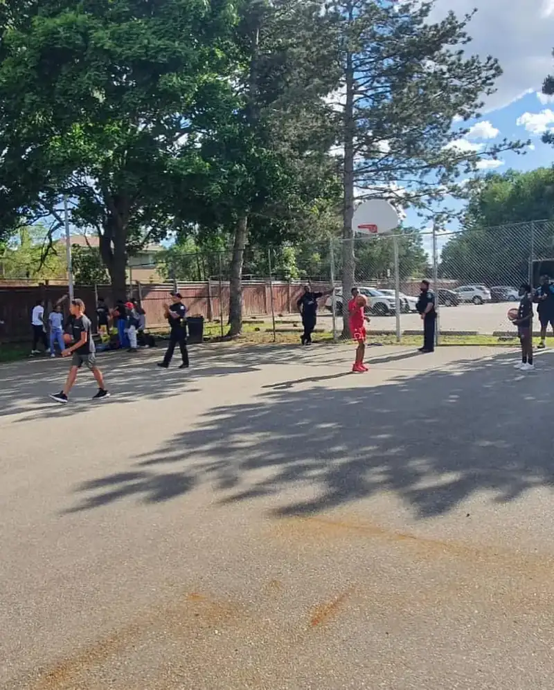 Families enjoying the Toronto Sports Festival